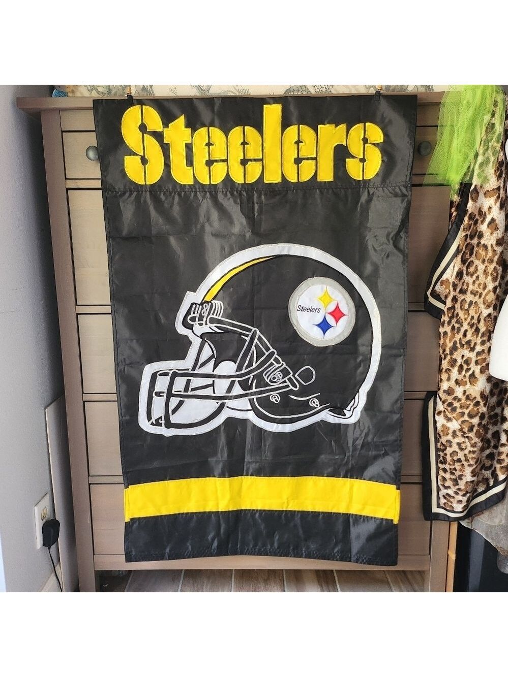 NFL Pittsburgh Steelers Black and Yellow  Banner